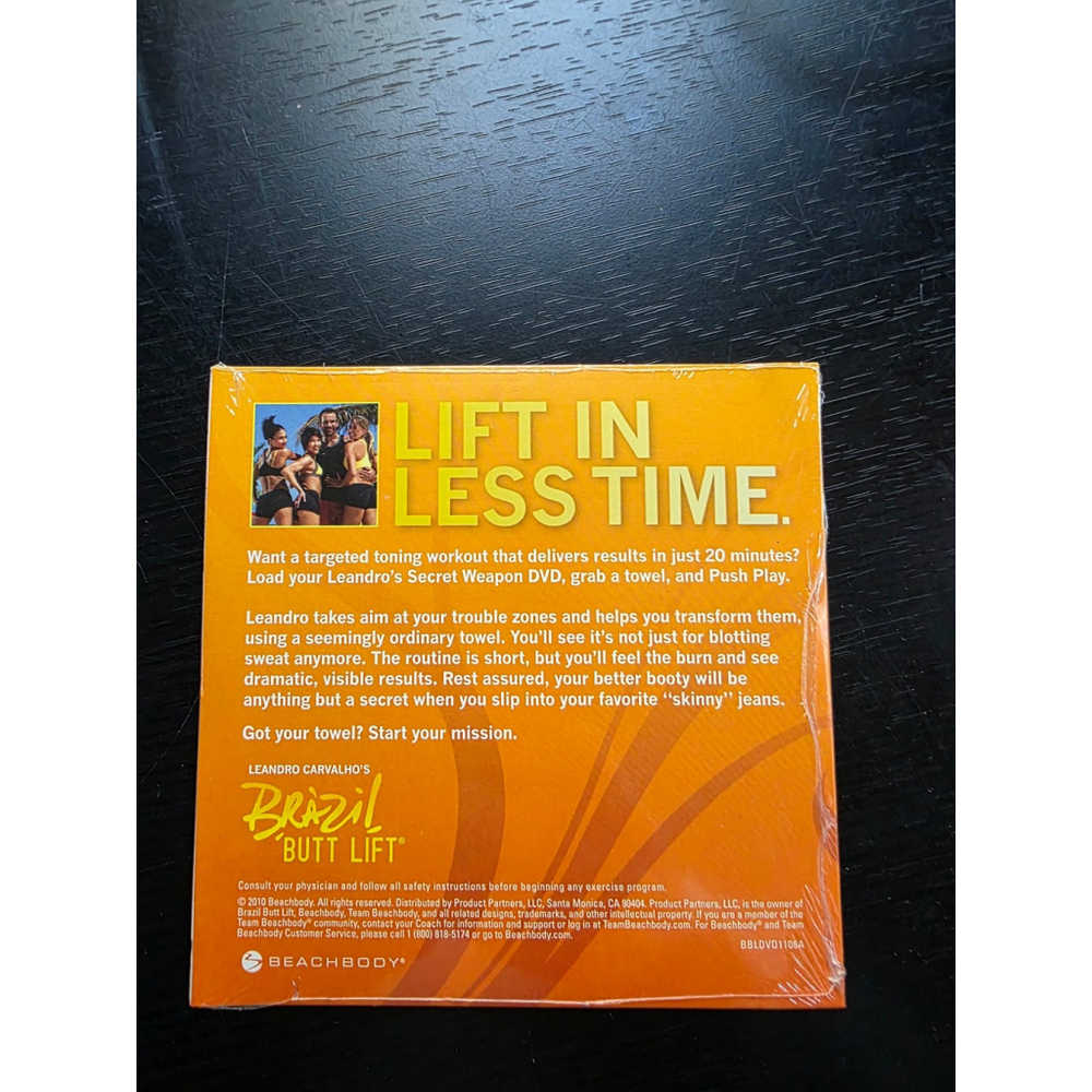 Brazil Butt Lift Secret Weapon DVD NEW‎ - Picture 2 of 2